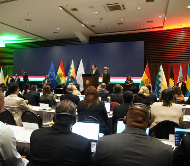 Presidente Luis Arce exhorta a los países encarar una lucha conjunta contra el narcotráfico