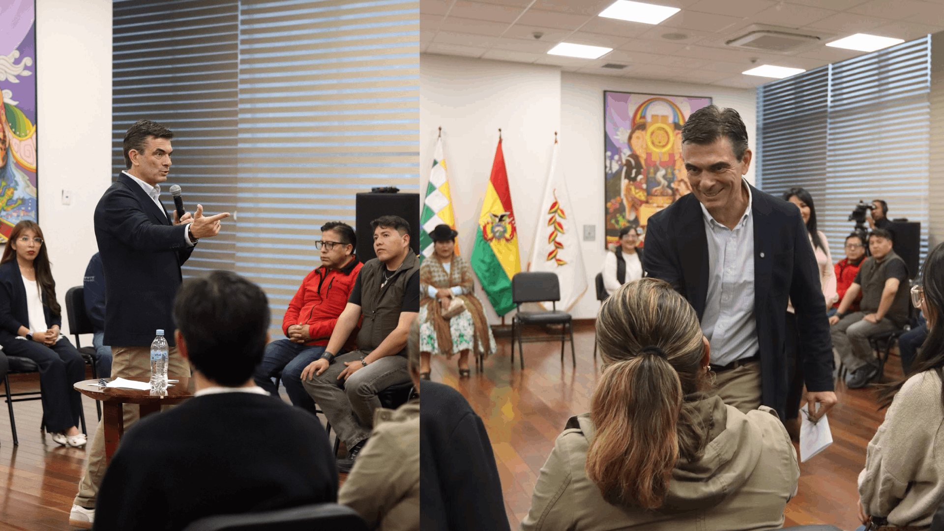 “Todo ciudadano tiene derecho a crédito y a prosperar”: Presidente Paz dialoga con la ciudadanía sobre el decreto 5503 y la reactivación económica