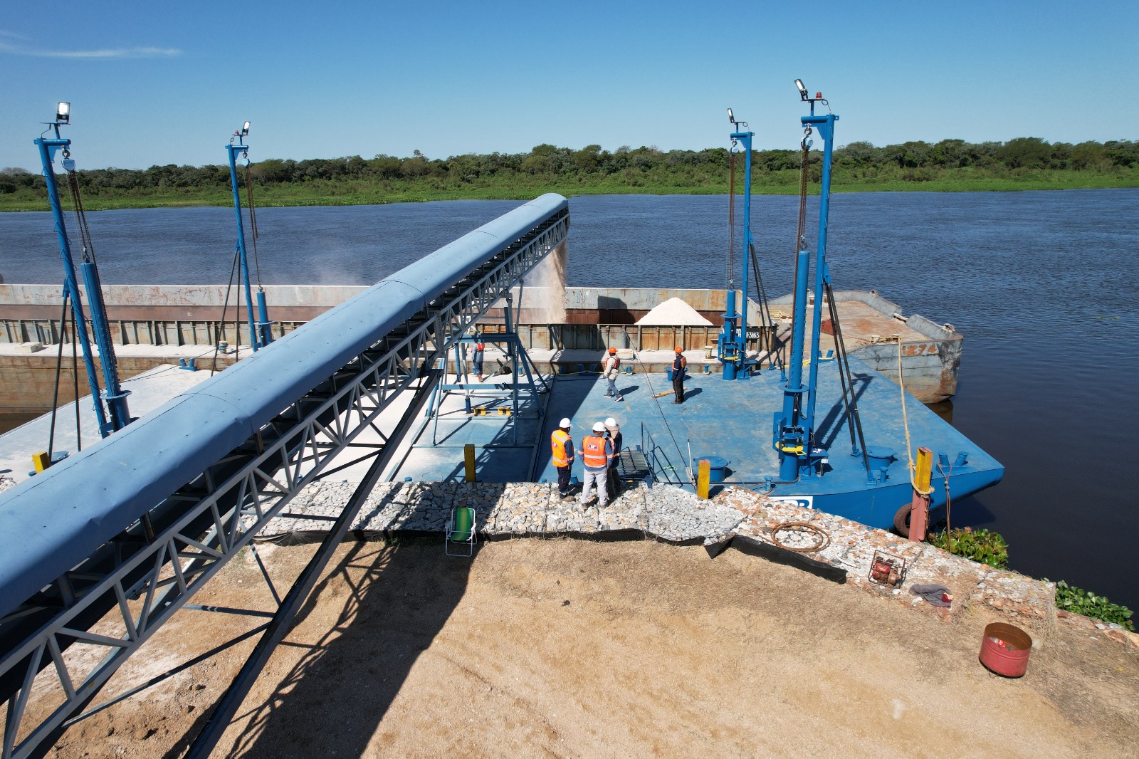 ASP-B proyecta mover 11.600 toneladas de yeso hacia Paraguay en próximos meses