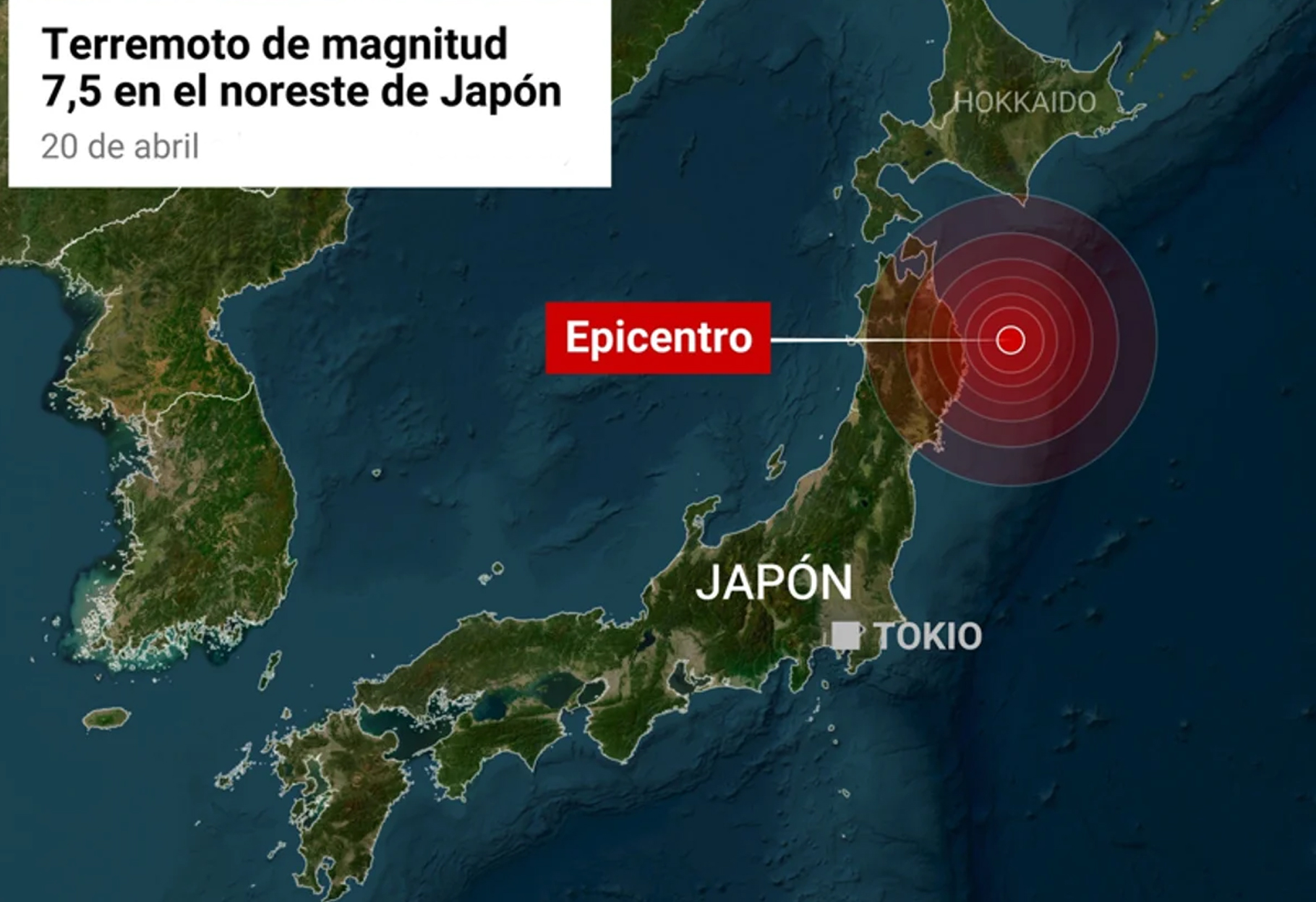 JAPÓN EN ALERTA: TERREMOTO DE 7,5 SACUDE EL NORTE Y ACTIVA ALARMA DE TSUNAMI
