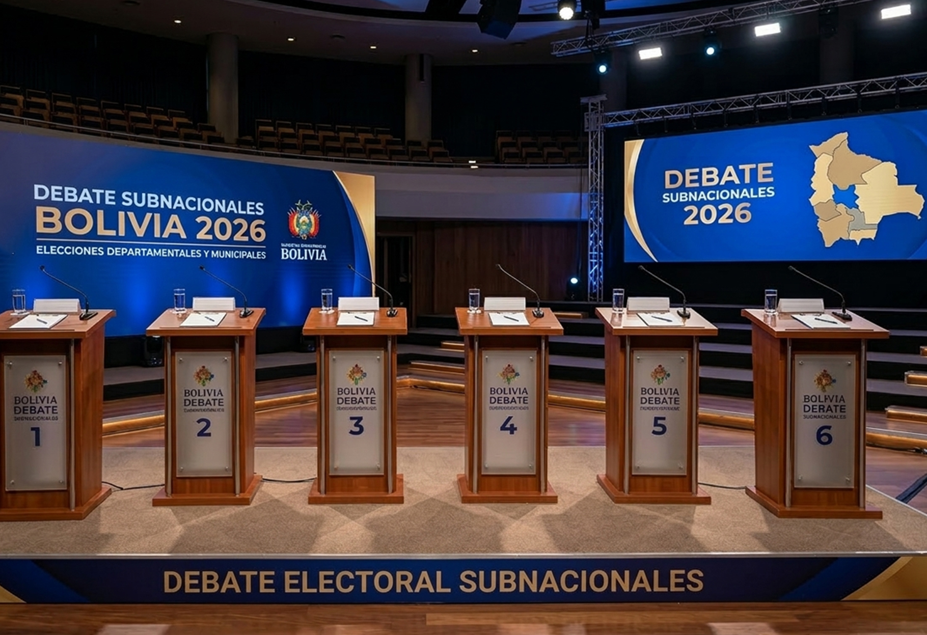 DEBATE DE CANDIDATOS A LAS ELECCIONES SUBNACIONALES 2026