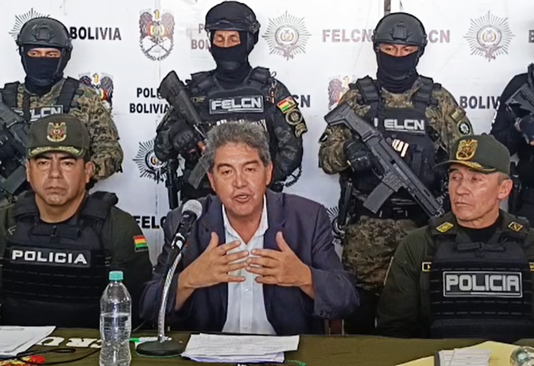 VICEMINISTRO HERNÁN PAREDES: “UN OPERATIVO DE LA POLICÍA BOLIVIANA CASI PERFECTO”