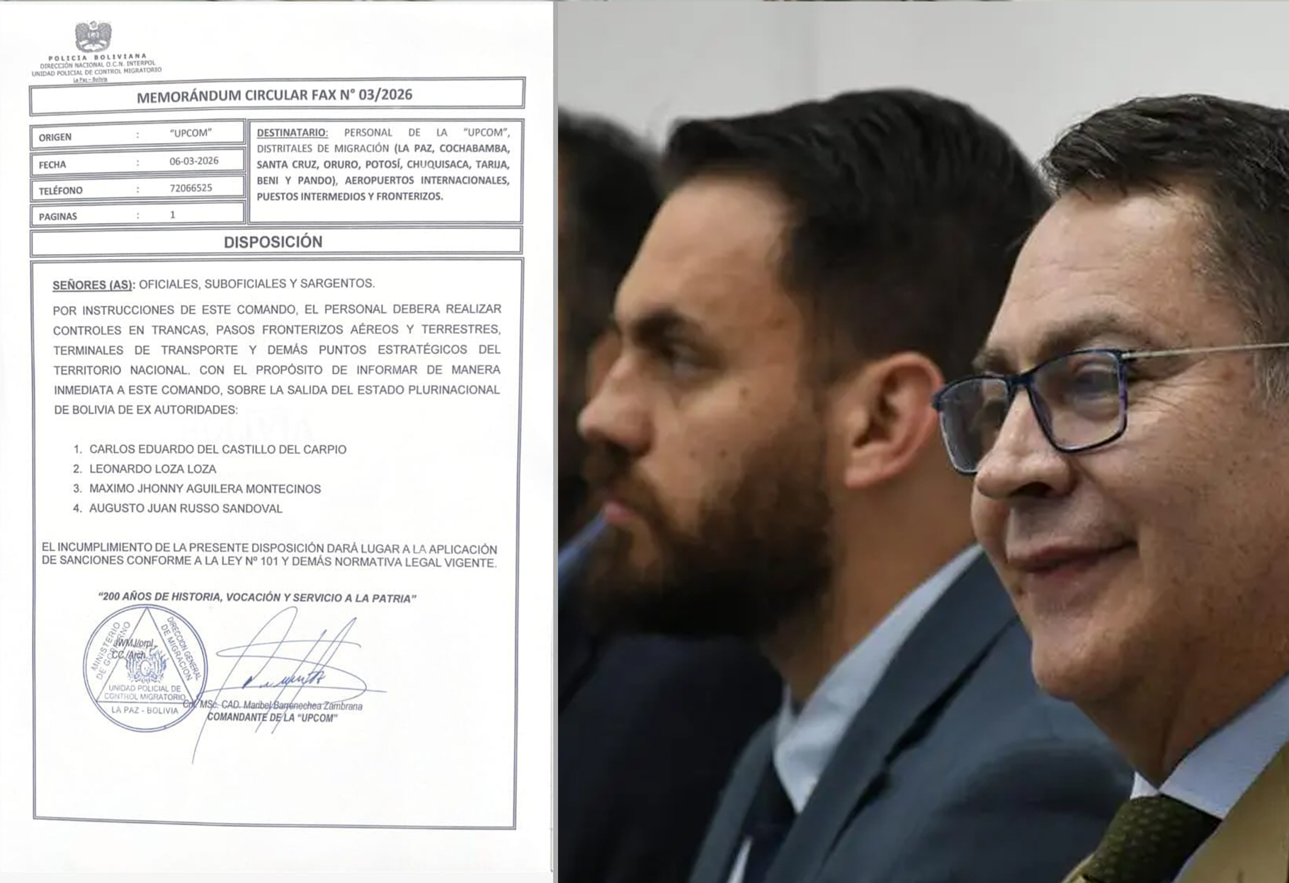 POLICÍA REFUERZA CONTROL MIGRATORIO SOBRE EXAUTORIDADES